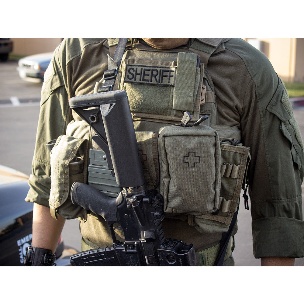 LASD IFAK Pouch, MOLLE, Filled